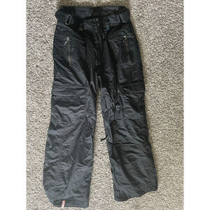 Bonfire Radiant Snowboard Pants SM Black Classic Fit Outdoor Mens Snow Ski